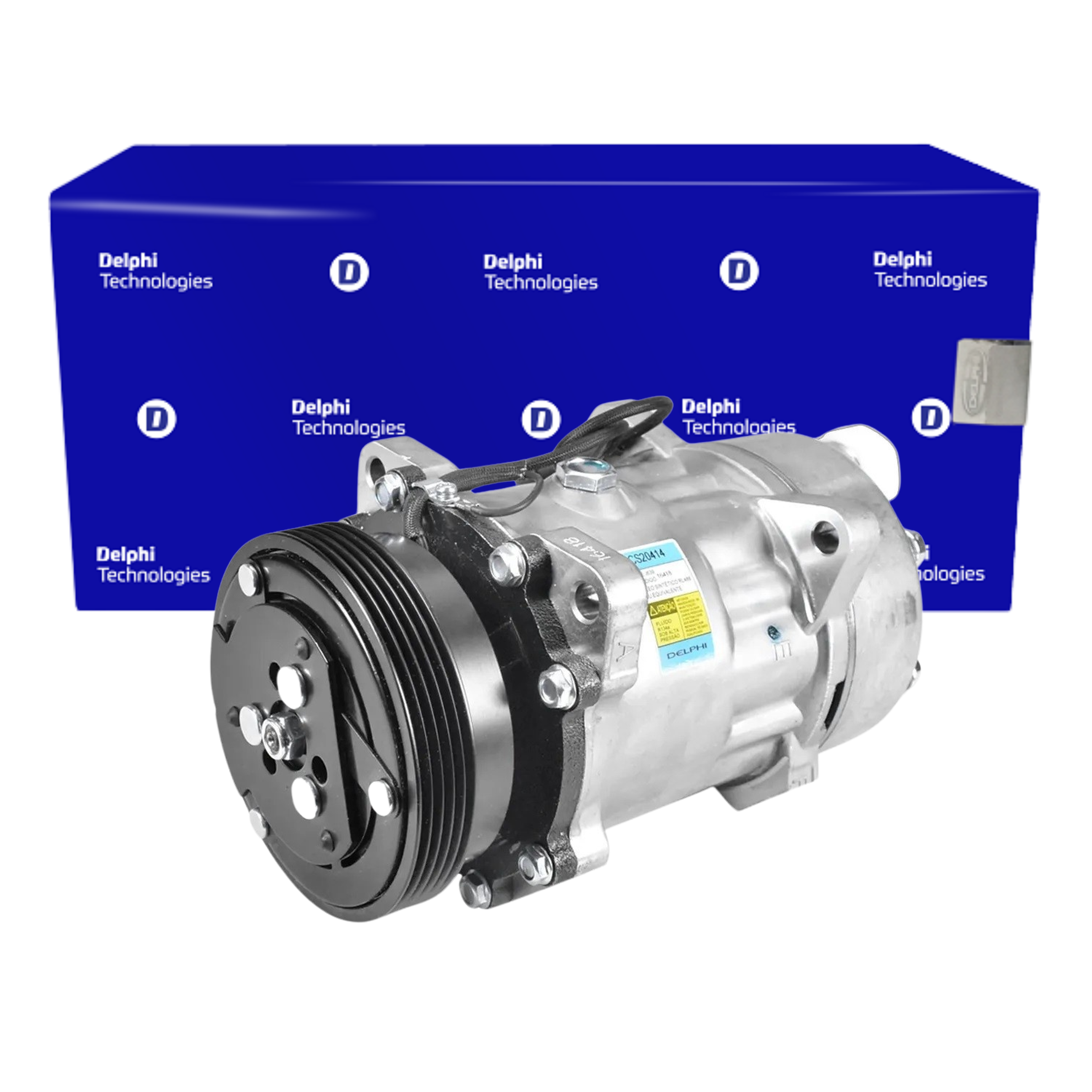 Compressor de Ar Condicionado para Fiat Ducato e Peugeot Boxer - Delphi - CS20414