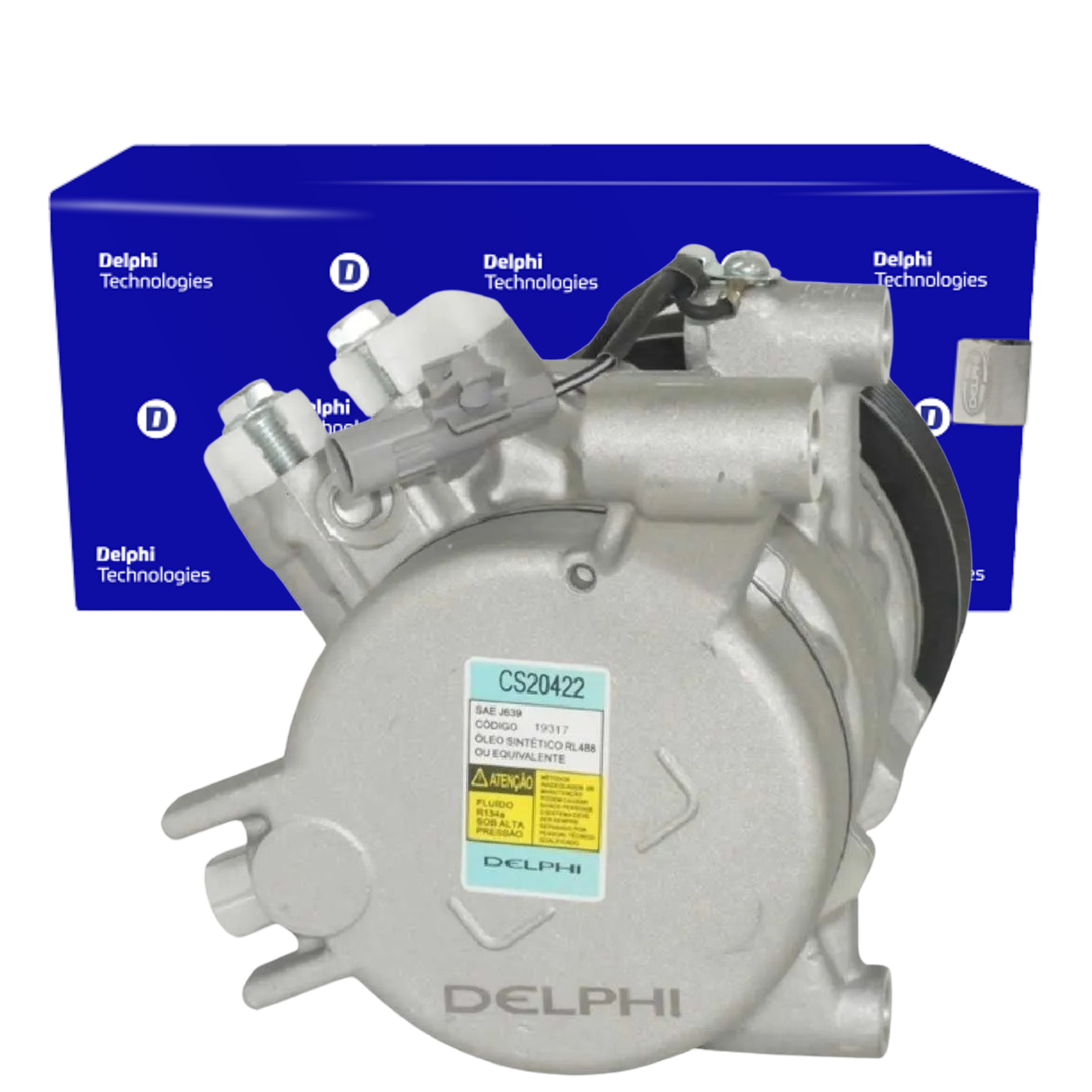 Compressor de Ar Condicionado para Toyota Etios e Etios Cross - Delphi - CS20422