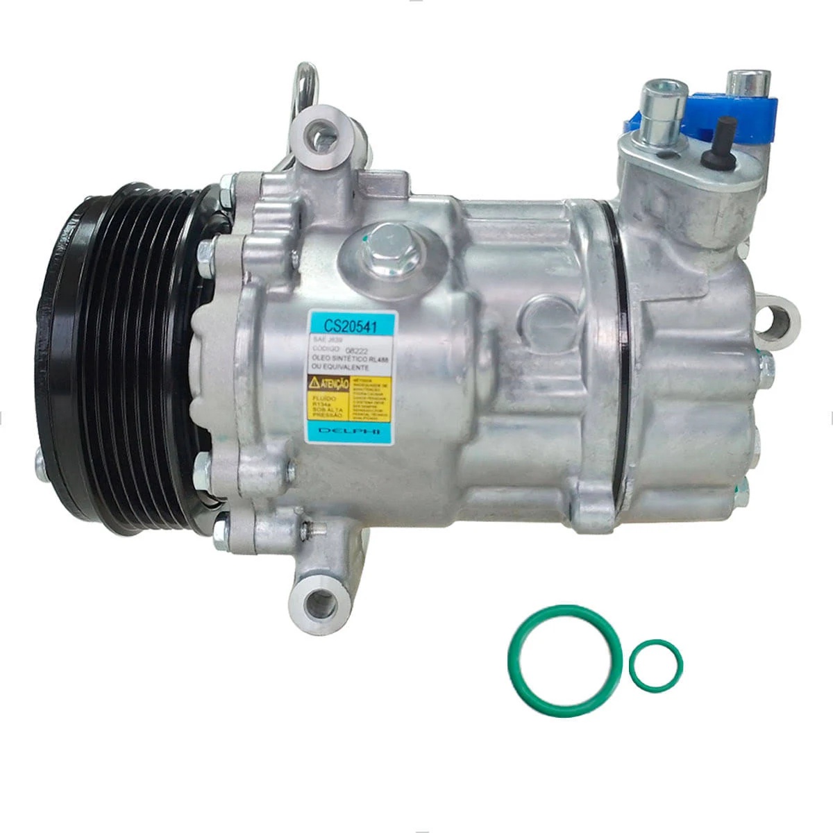 Compressor Ar Condicionado CROSSFOX FOX GOL SAVEIRO SPACE CROSS SPACEFOX 1.6 - Delphi - CS20541