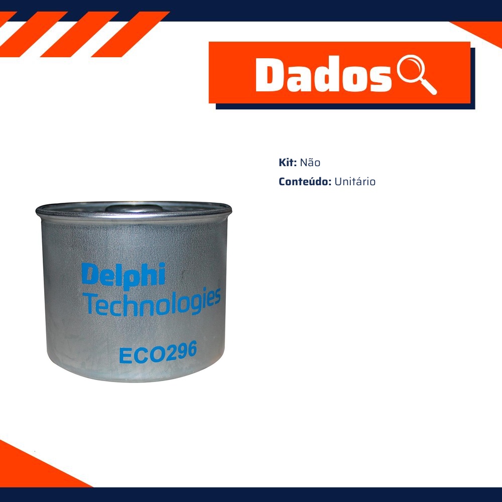 Filtro de Combustível - Delphi - ECO296