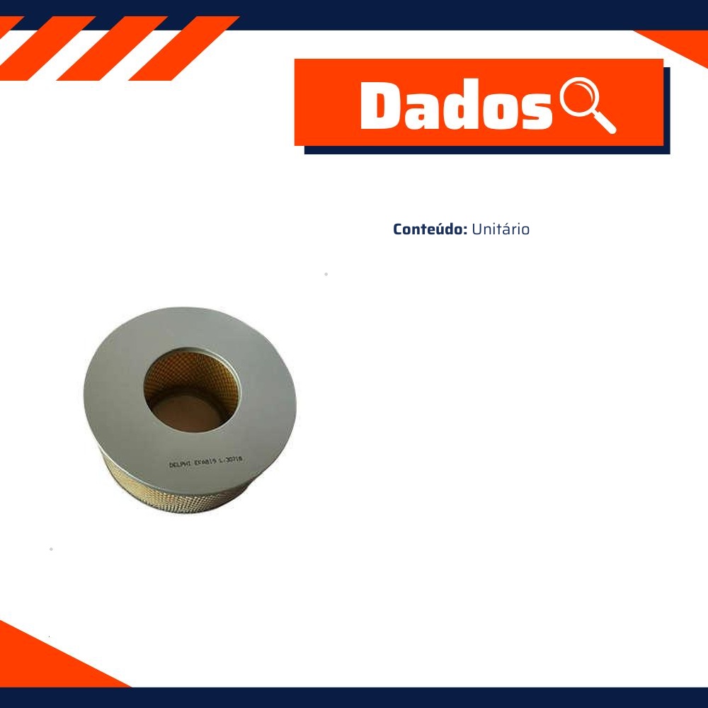 Filtro de Ar para Toyota Hilux - Delphi - EFA819