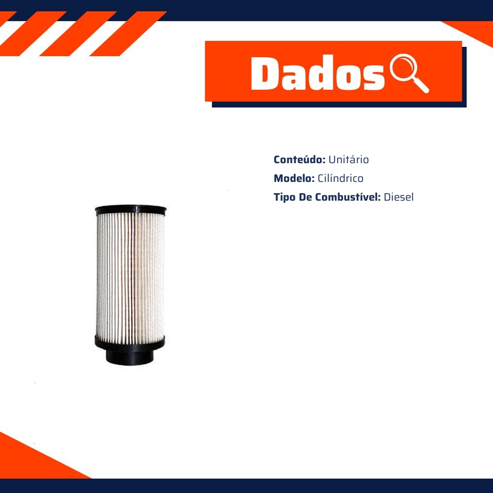 Filtro de Combustível - Delphi - HDF753