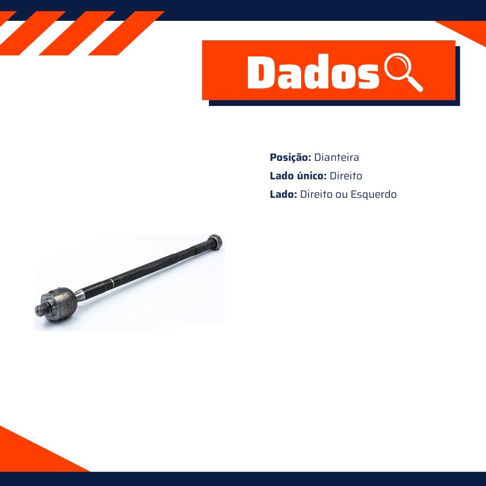 Braço Axial Dianteiro Lado Direito ou Esquerdo para Dodge Journey e Fiat Freemont - Delphi - TA5513