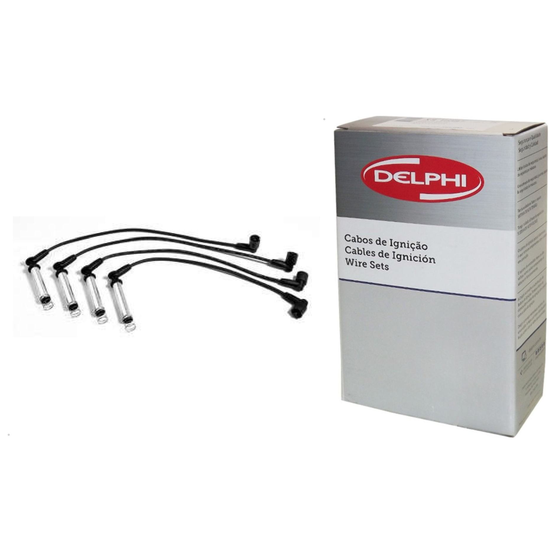 Jogo de Cabos de Vela para Chevrolet Blazer e S10 - Delphi - XS10008