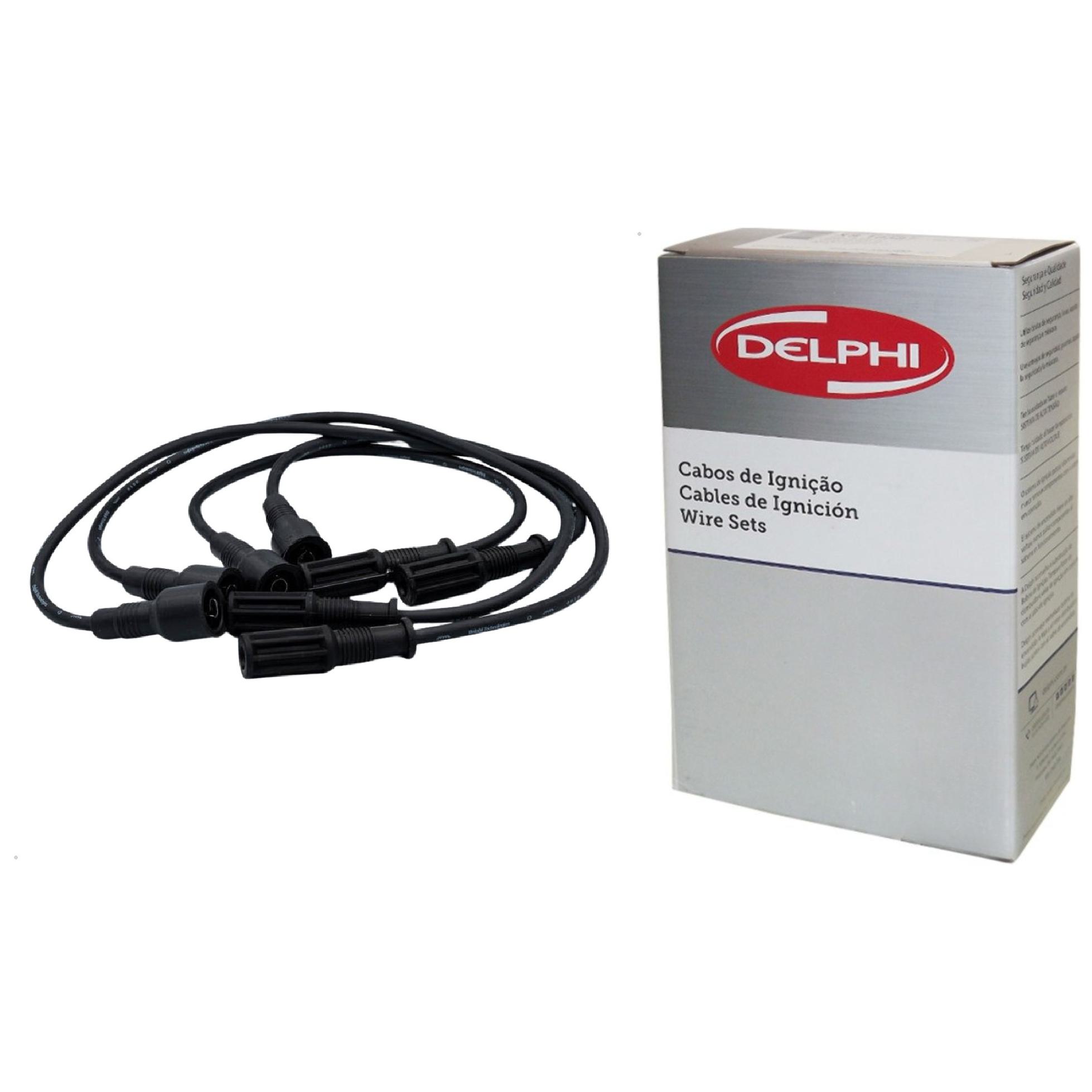 Jogo de Cabos de Vela para Renault R21 - Delphi - XS10182