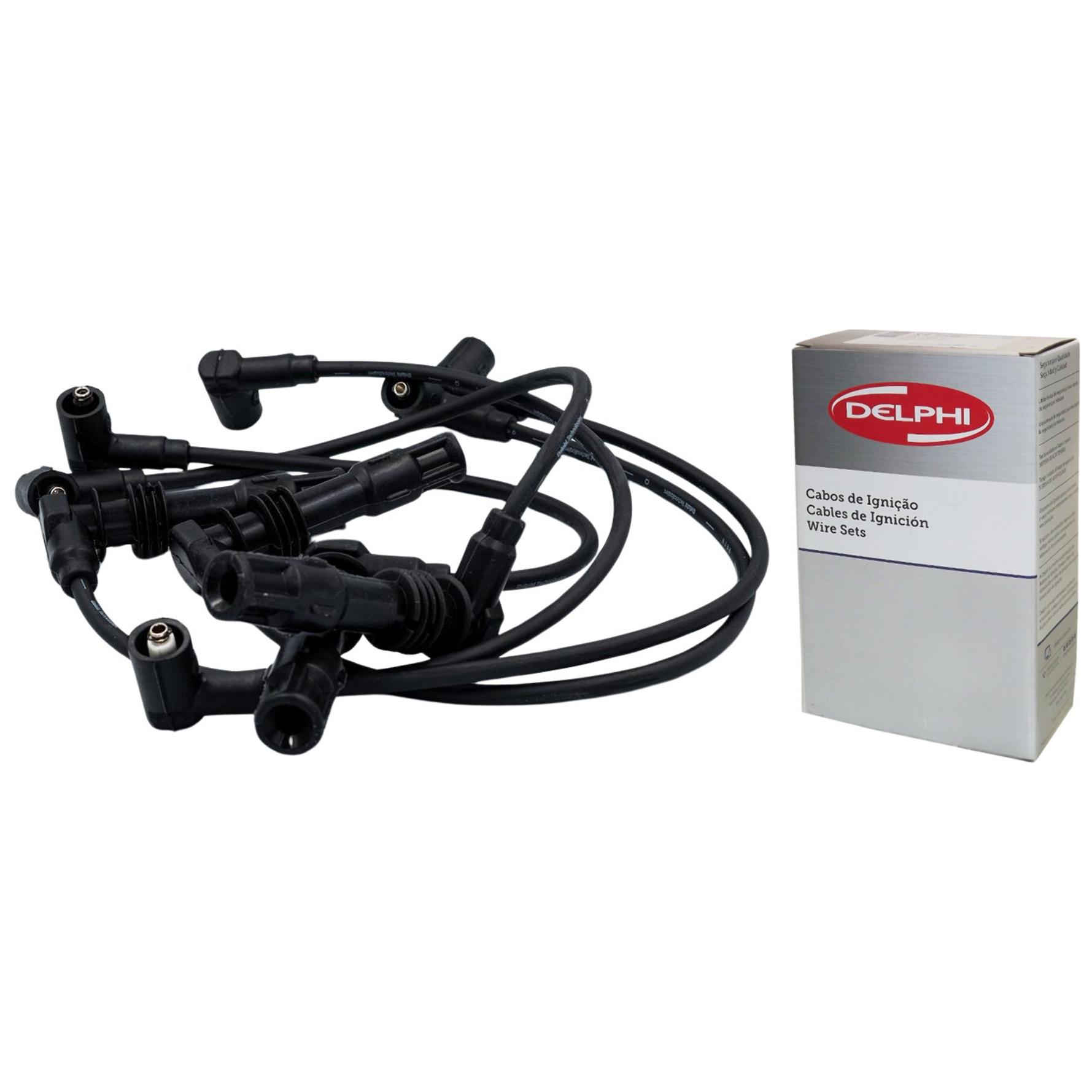 Jogo de Cabos de Vela para Seat Ibiza e Volkswagen Polo Classic - Delphi - XS10574