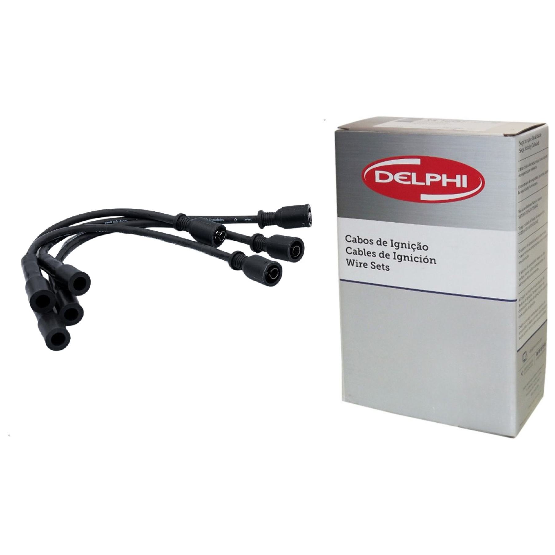 Jogo de Cabos de Vela para Renault Twingo - Delphi - XS10581