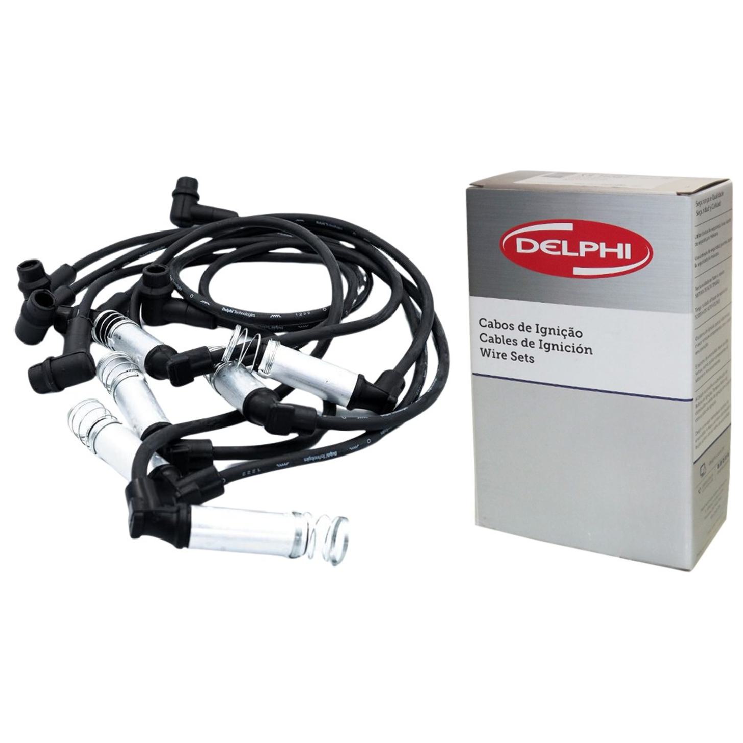 Jogo de Cabos de Vela para Chevrolet Omega - Delphi - XS10654