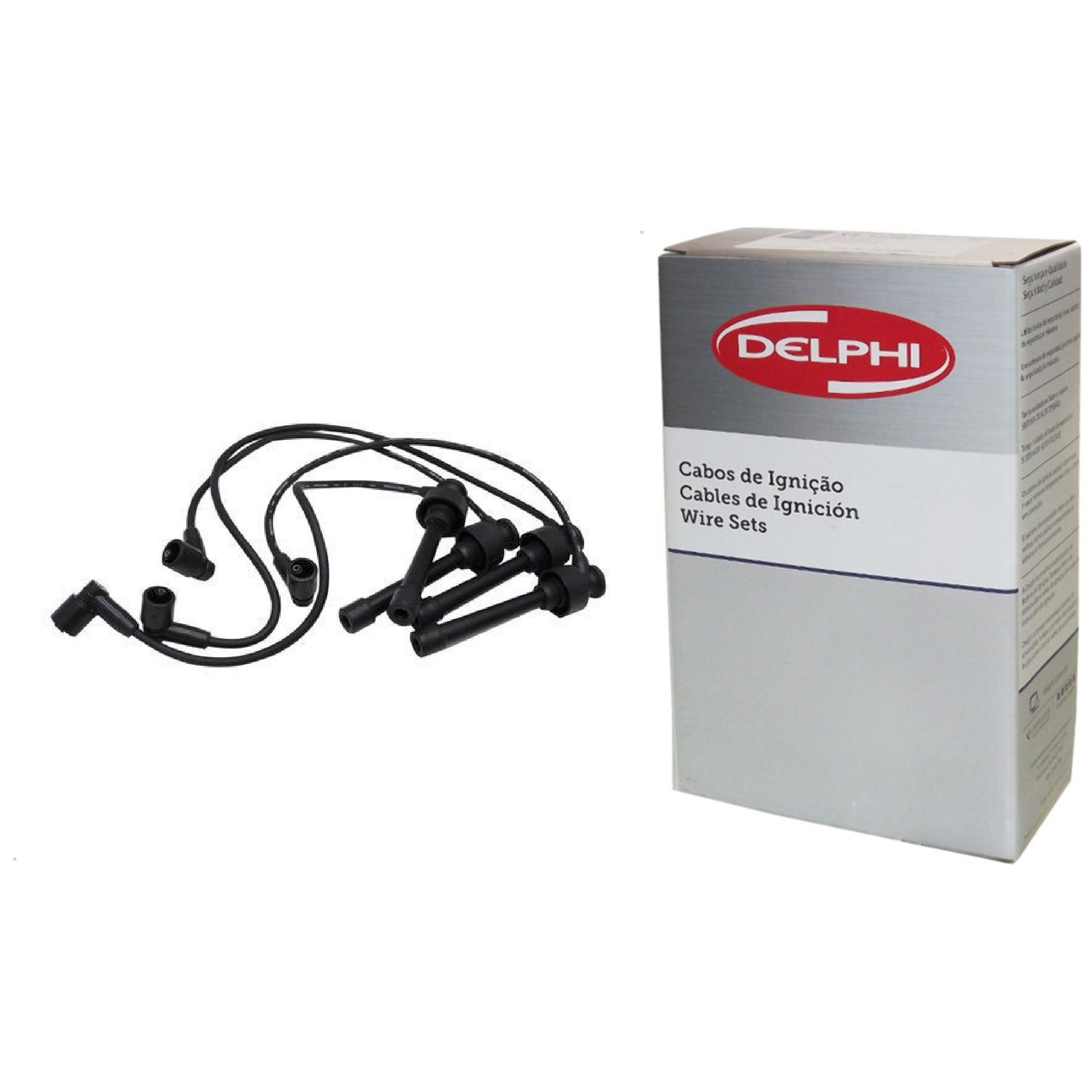 Jogo de Cabos de Vela para Mitsubishi Pajero Tr4 - Delphi - XS10659
