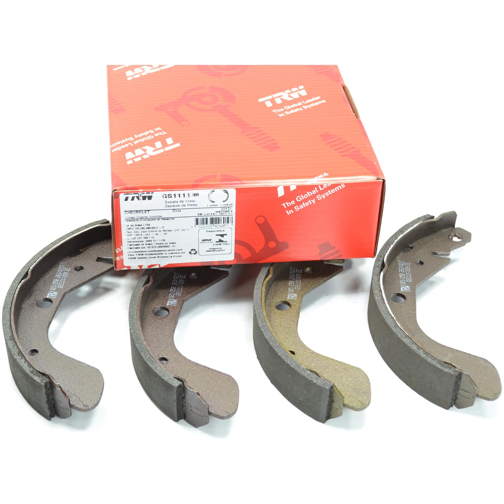 Sapata de Freio Traseira para Chevrolet Onix e Prisma - TRW - GS1111