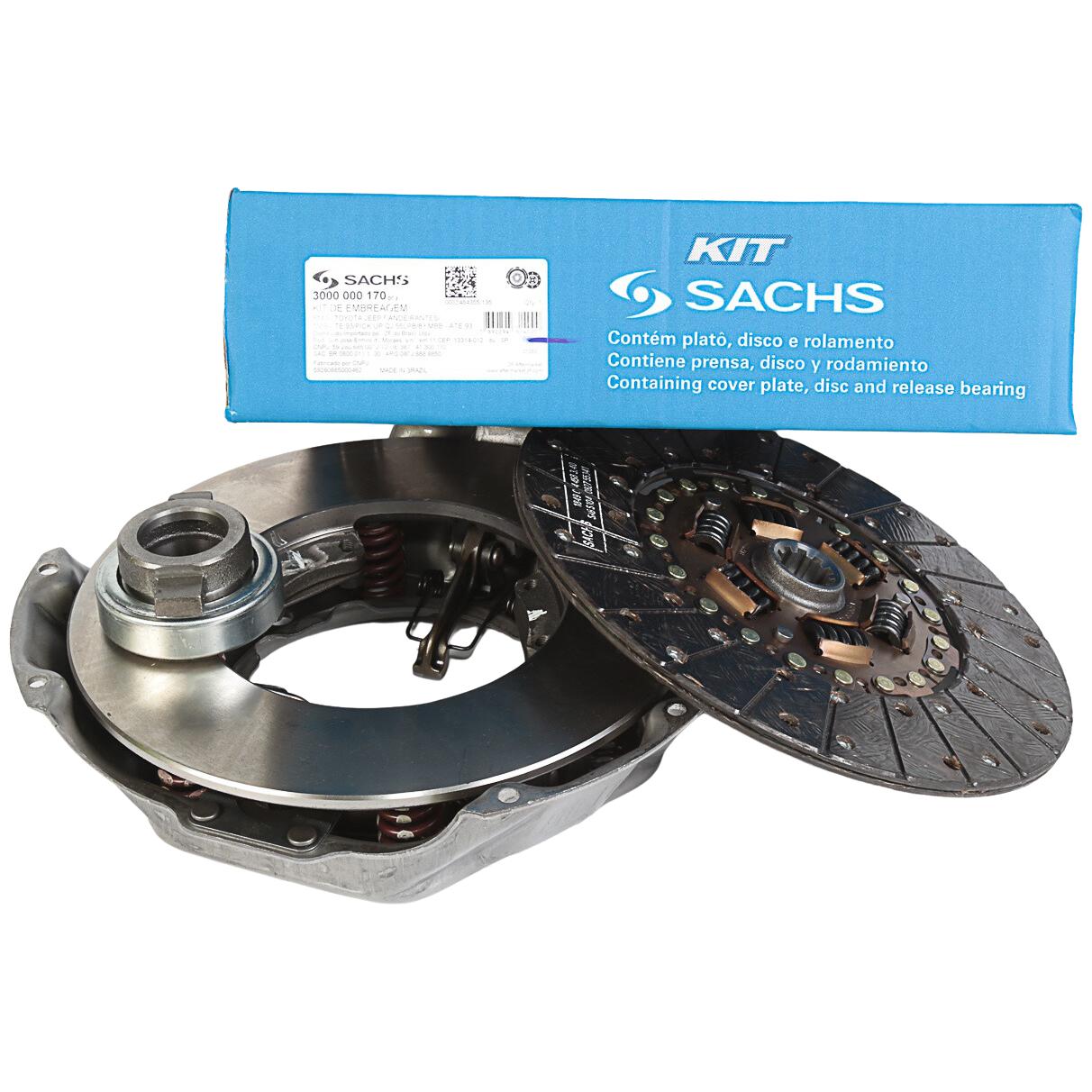 Kit de Embreagem Monodisco para Toyota Bandeirante - Sachs - 6140