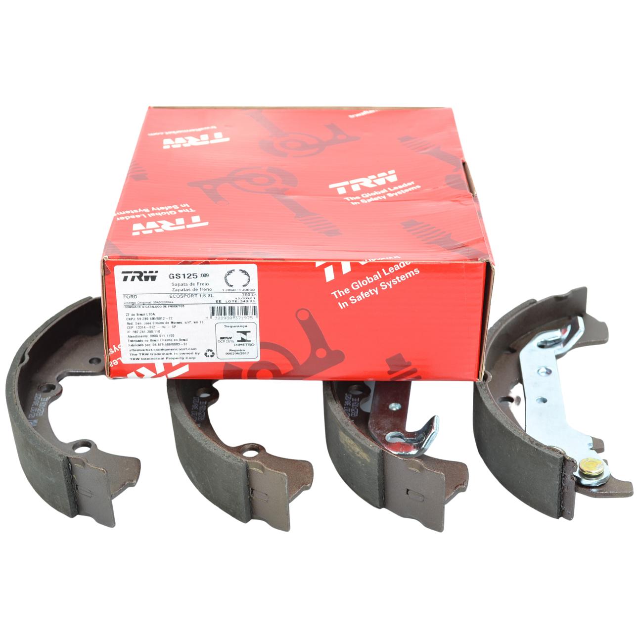 Sapata de Freio Traseira para Ford Ecosport e Fiesta - TRW - GS125