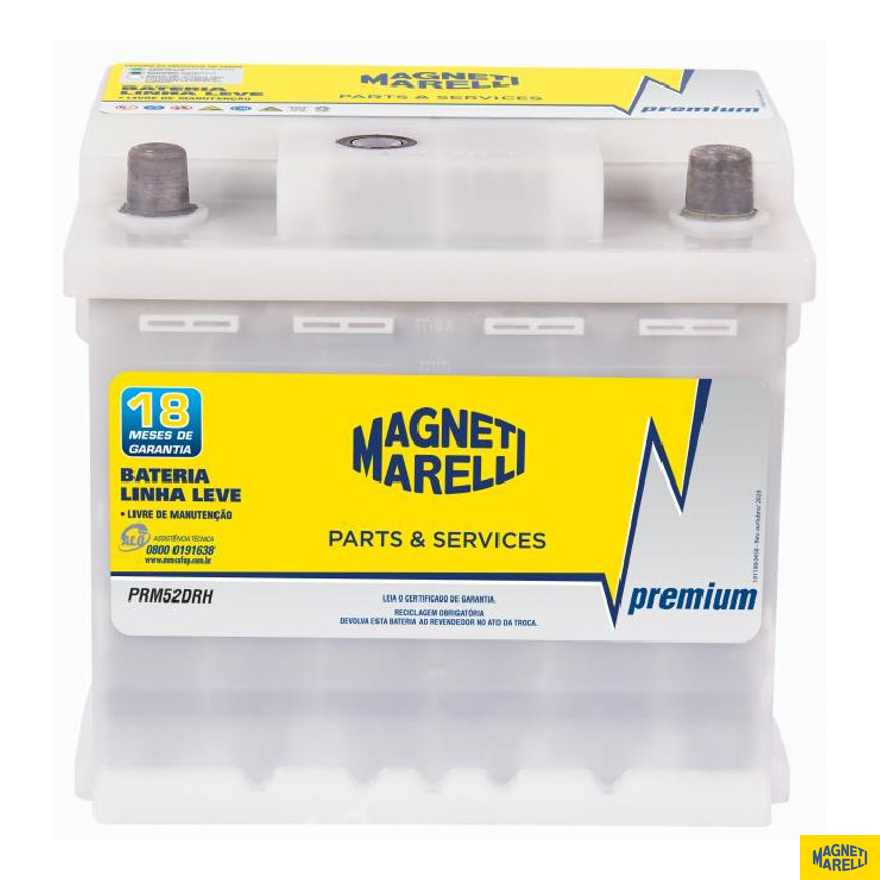 Bateria Automotiva Premium - Magneti Marelli - PRM52DRH