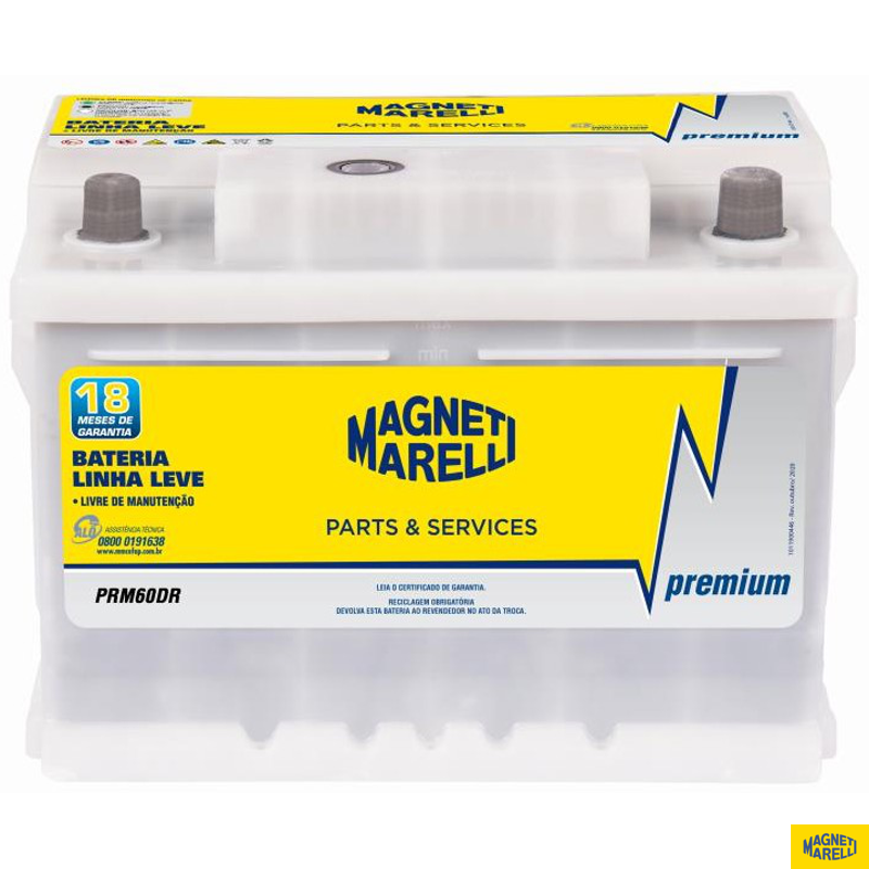 Bateria Automotiva Premium - Magneti Marelli - PRM60DR