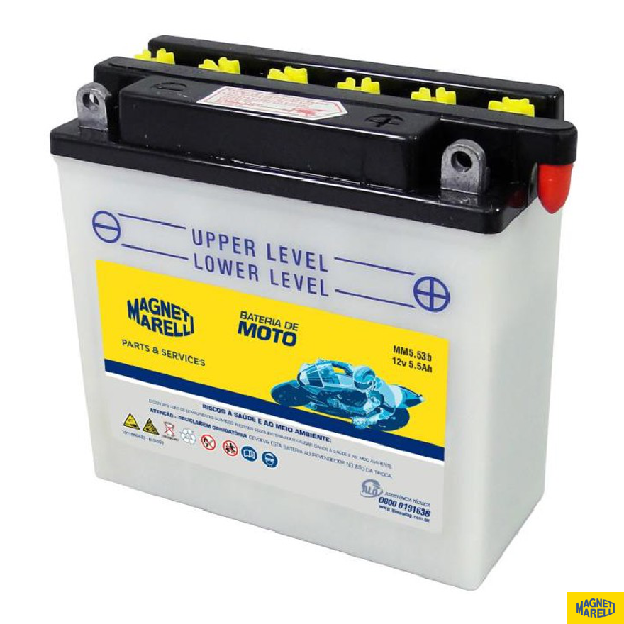 Bateria para Moto 12V 5.5Ah - Magneti Marelli - MM5.53B