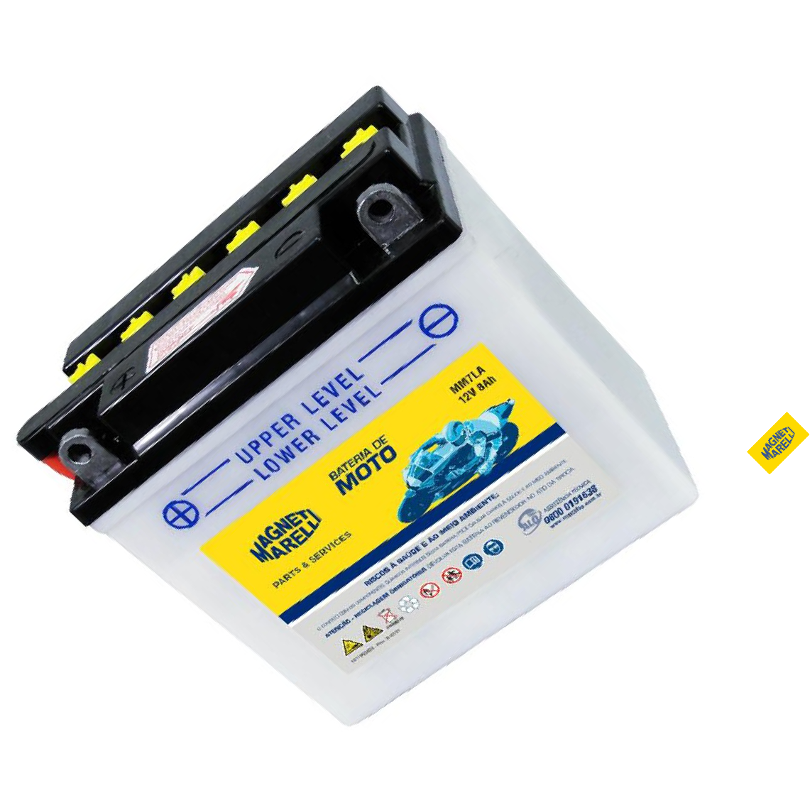 Bateria para Moto 12V 8Ah - Magneti Marelli - MM7LA