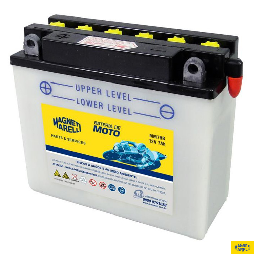 Bateria para Moto 12V 7Ah - Magneti Marelli - MM7BB