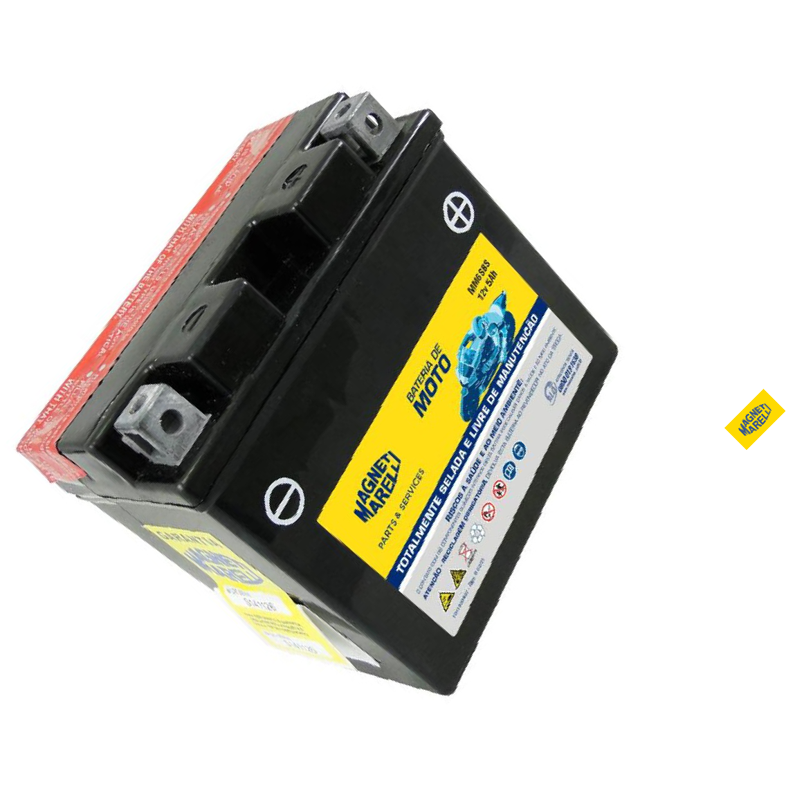 Bateria para Moto 12V 5Ah - Magneti Marelli - MM6SBS