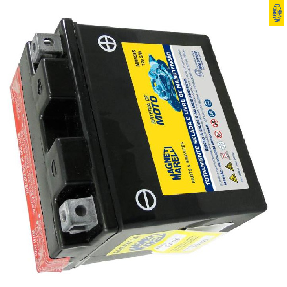 Bateria para Moto 12V 5Ah - Magneti Marelli - MM6SBS