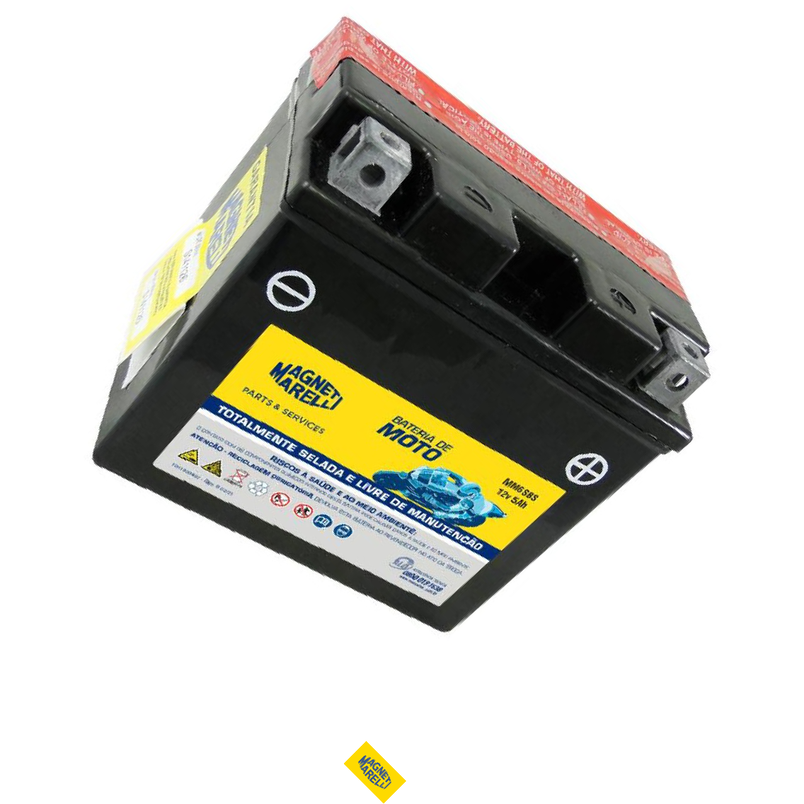 Bateria para Moto 12V 5Ah - Magneti Marelli - MM6SBS