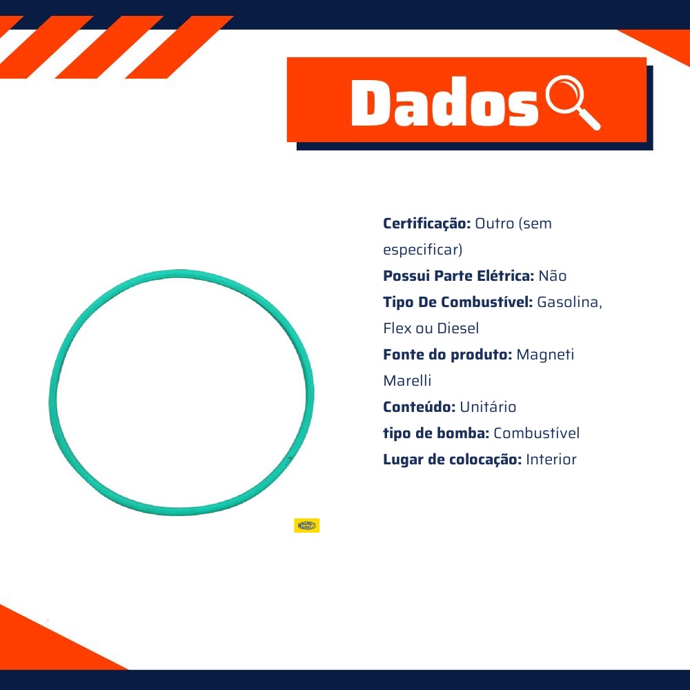 Guarnição Da Flange Do Módulo De Combustível - Magneti Marelli - GFMC6302