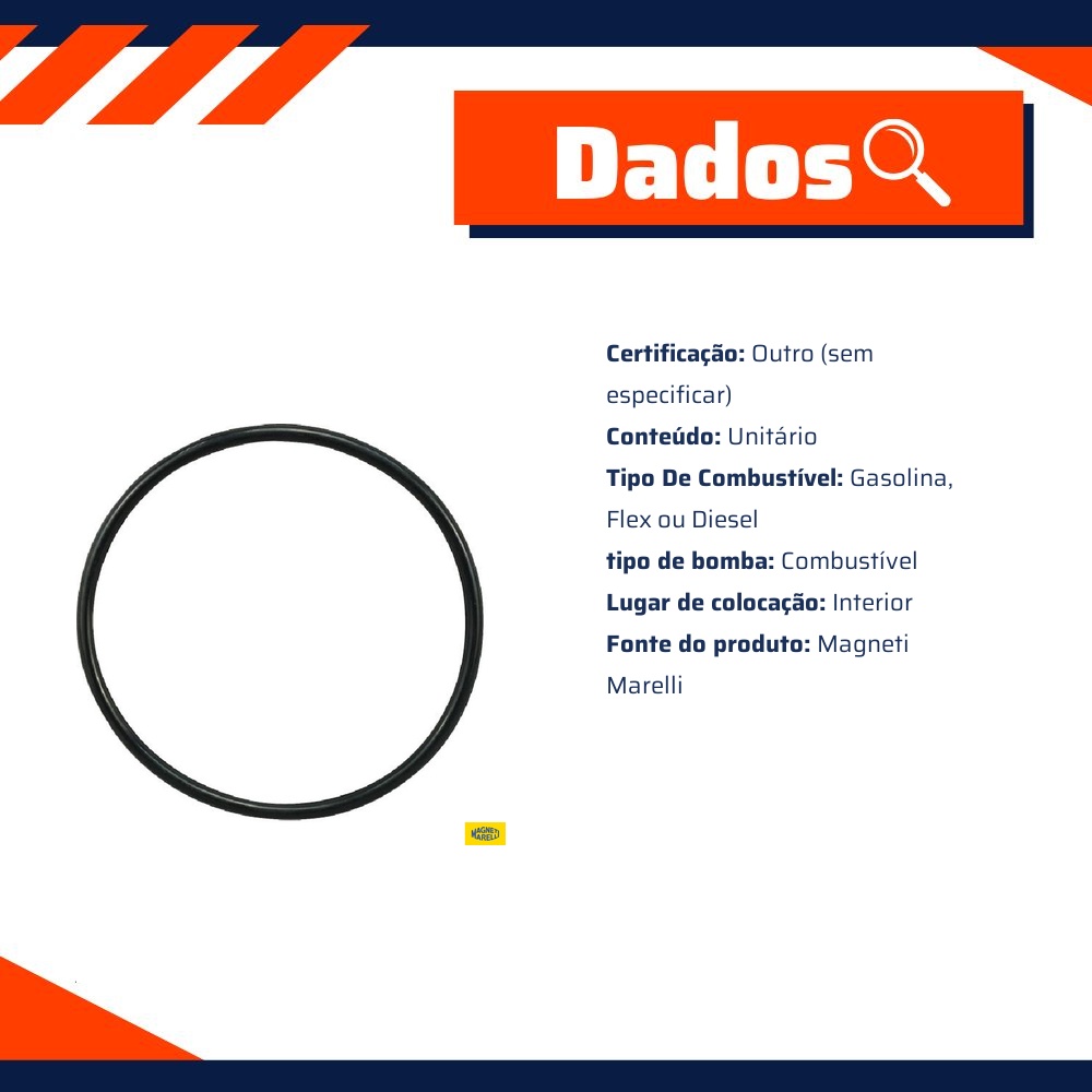 Guarnição Da Flange Do Módulo De Combustível - Magneti Marelli - GFMC6602