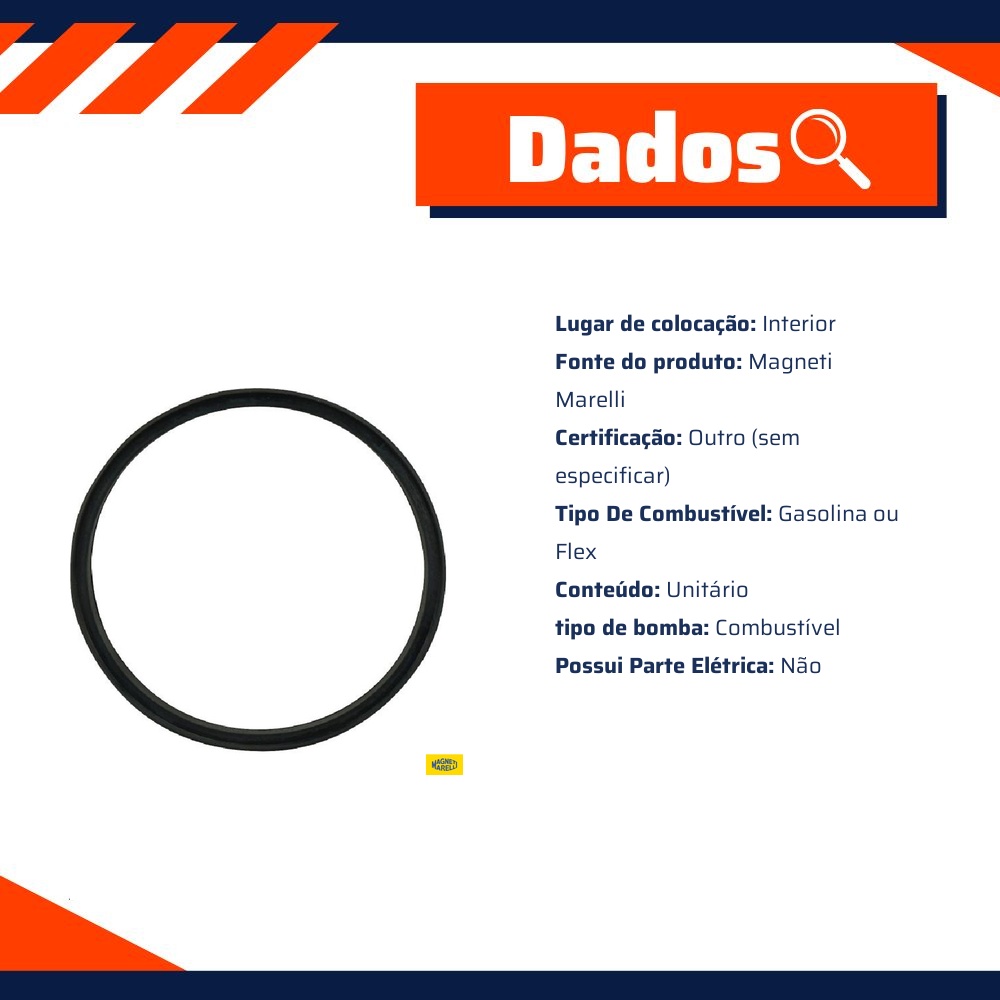 Guarnição Da Flange Do Módulo De Combustível - Magneti Marelli - GFMC6102