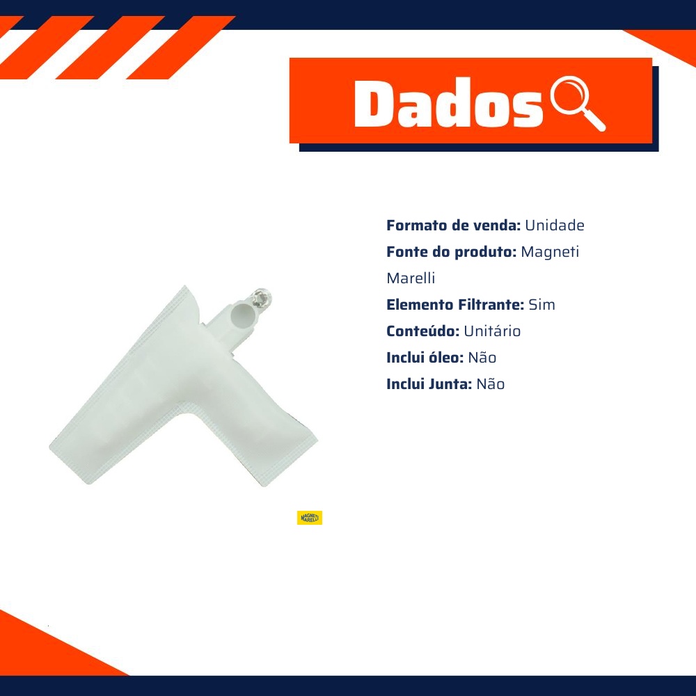Pré-Filtro da Bomba de Combustível para Toyota Corolla Fielder - Magneti Marelli - PFMC5002