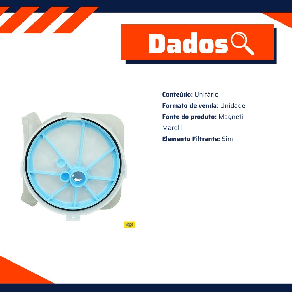 Pré-Filtro da Bomba de Combustível - Magneti Marelli - PFMC2602