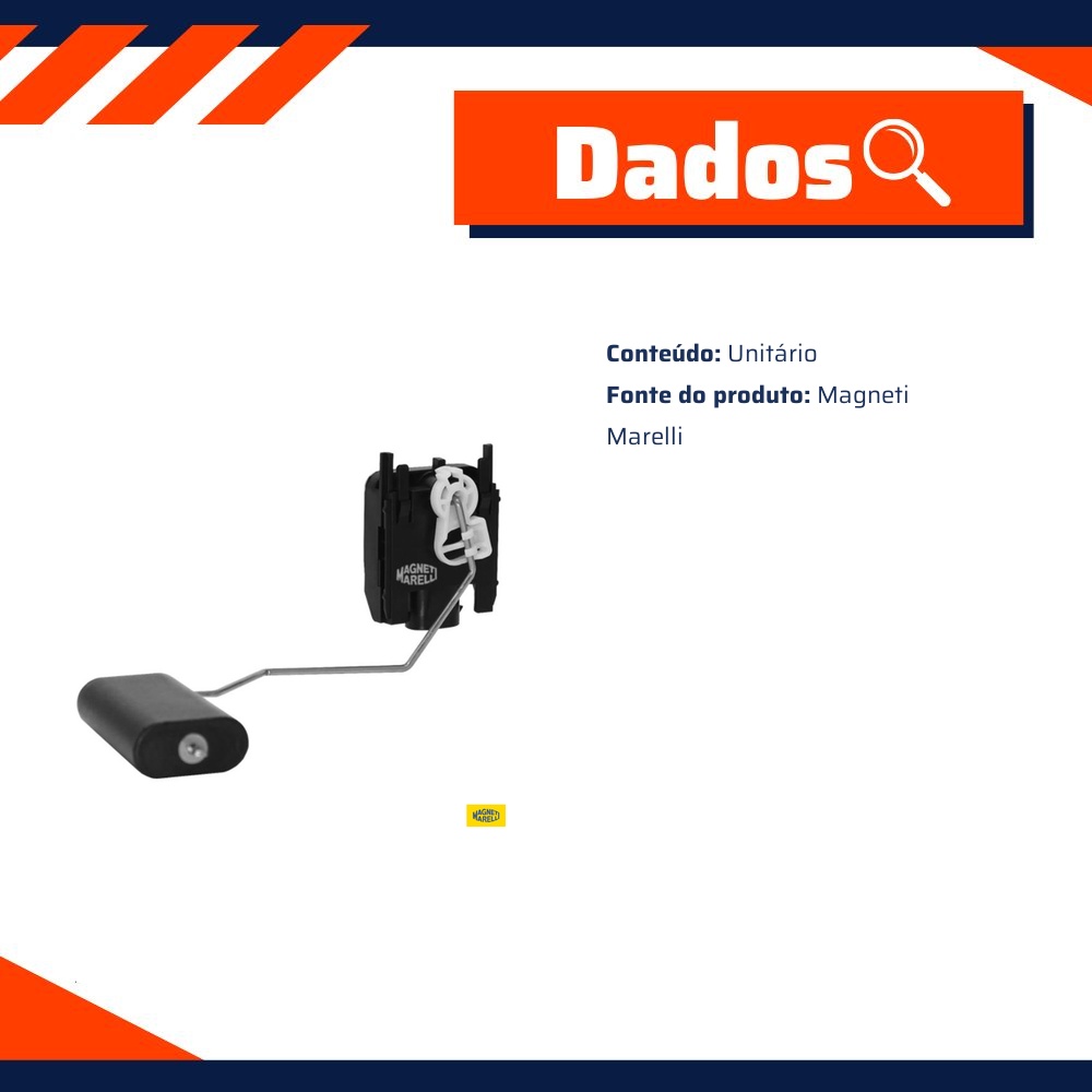 Sensor De Nível De Combustível - Magneti Marelli - SNMM10225