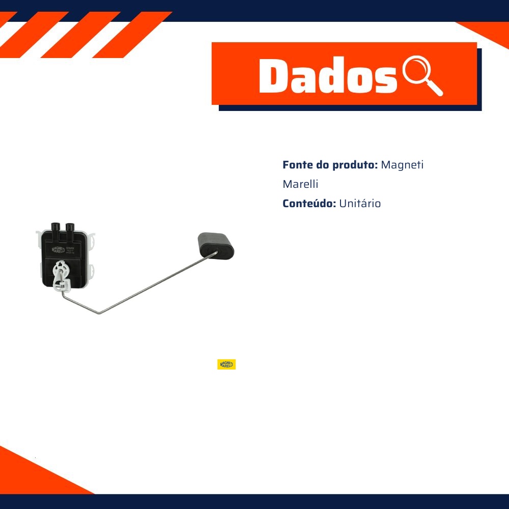 Sensor De Nível De Combustível - Magneti Marelli - SNMM10217