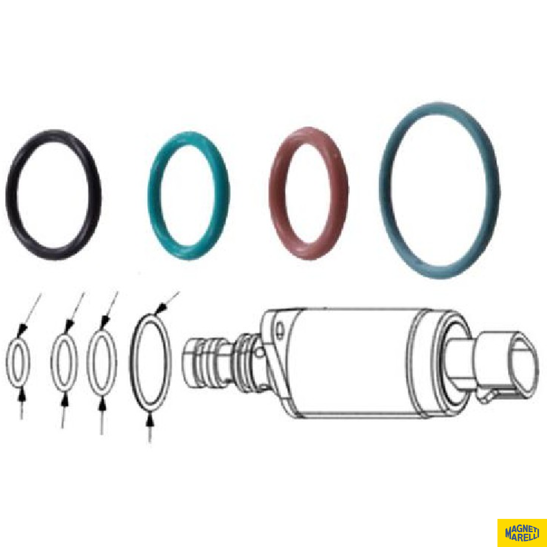Kit De Vedações Eletroválvula On/Poff Do Câmbio - Magneti Marelli - TAMM0172311