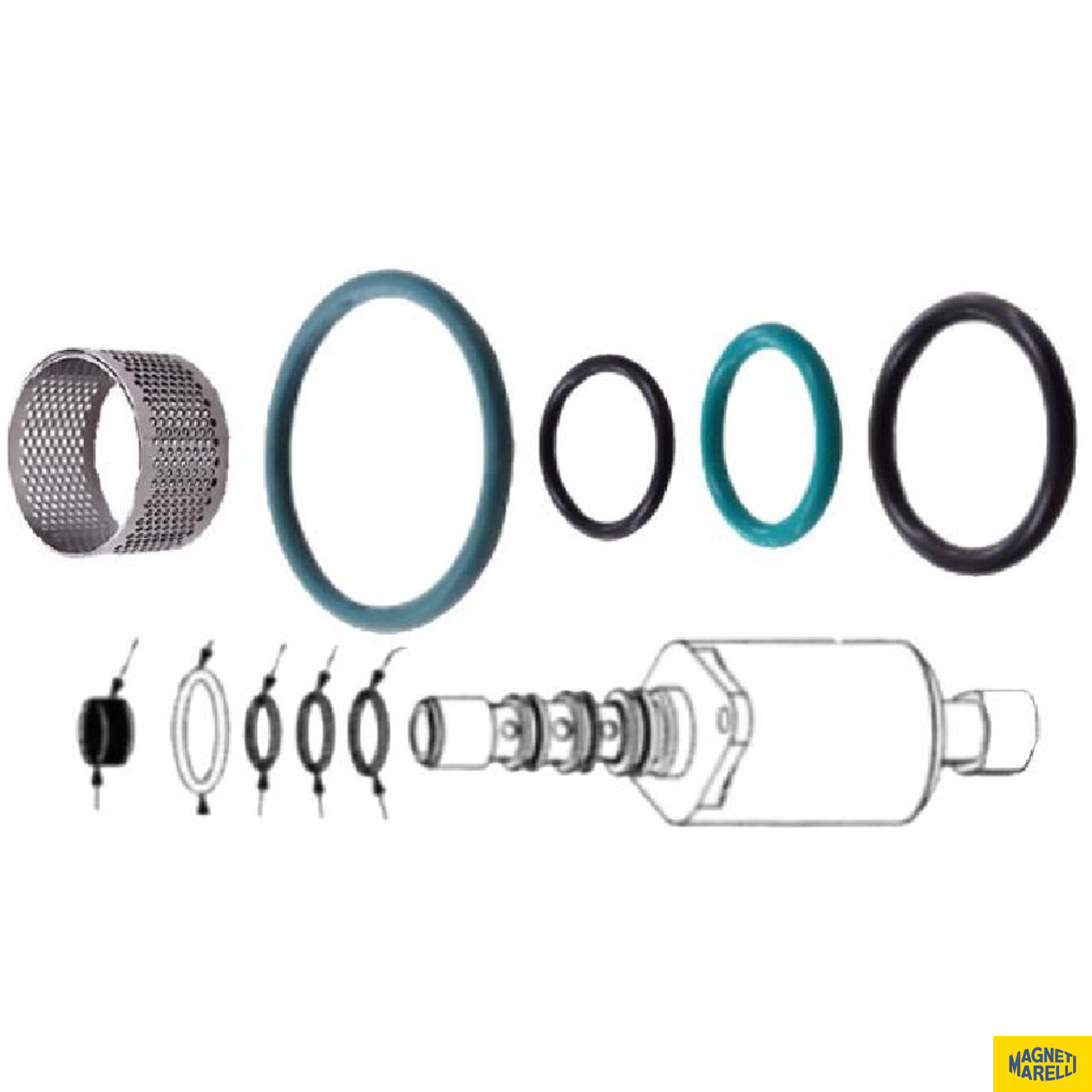 Kit De Vedações Eletroválvula Pp Ou Pv Do Câmbio - Magneti Marelli - TAMM0172310