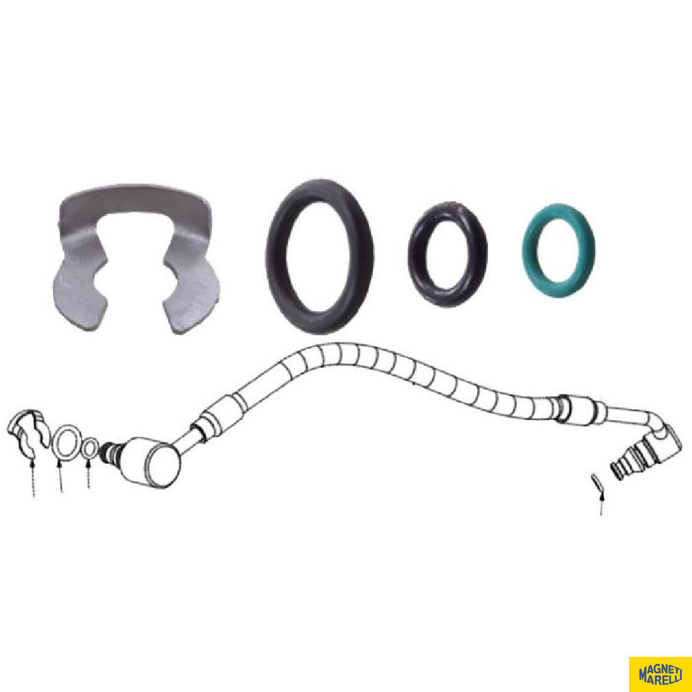 Kit De Vedações Tubo Embreagem Do Câmbio - Magneti Marelli - TAMM0172312
