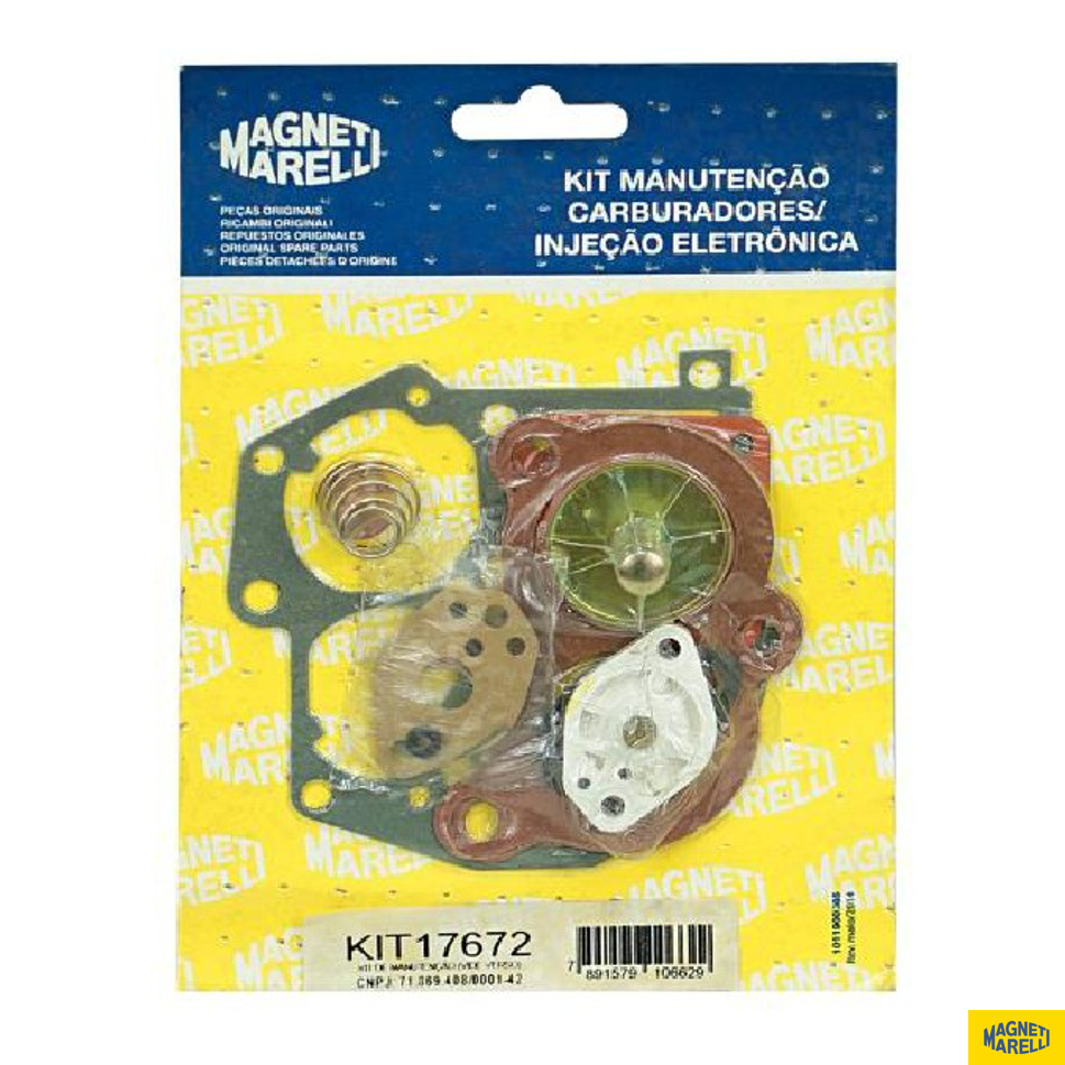 Kit de Manutenção de Carburador para Volkswagen Quantum e Santana - Magneti Marelli - KIT17672