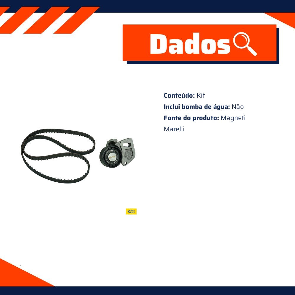 Kit Correia Dentada Sincronizadora - Magneti Marelli - KDMM9468A