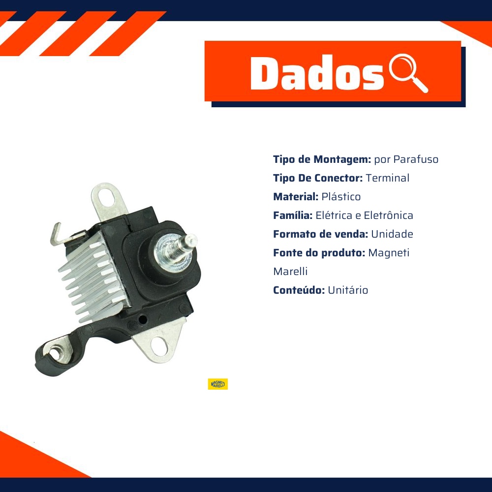Regulador De Voltagem - Magneti Marelli - RV154