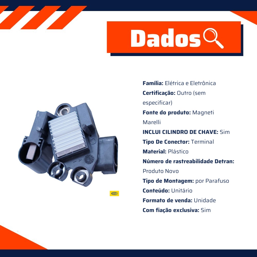 Regulador De Voltagem - Magneti Marelli - RV994