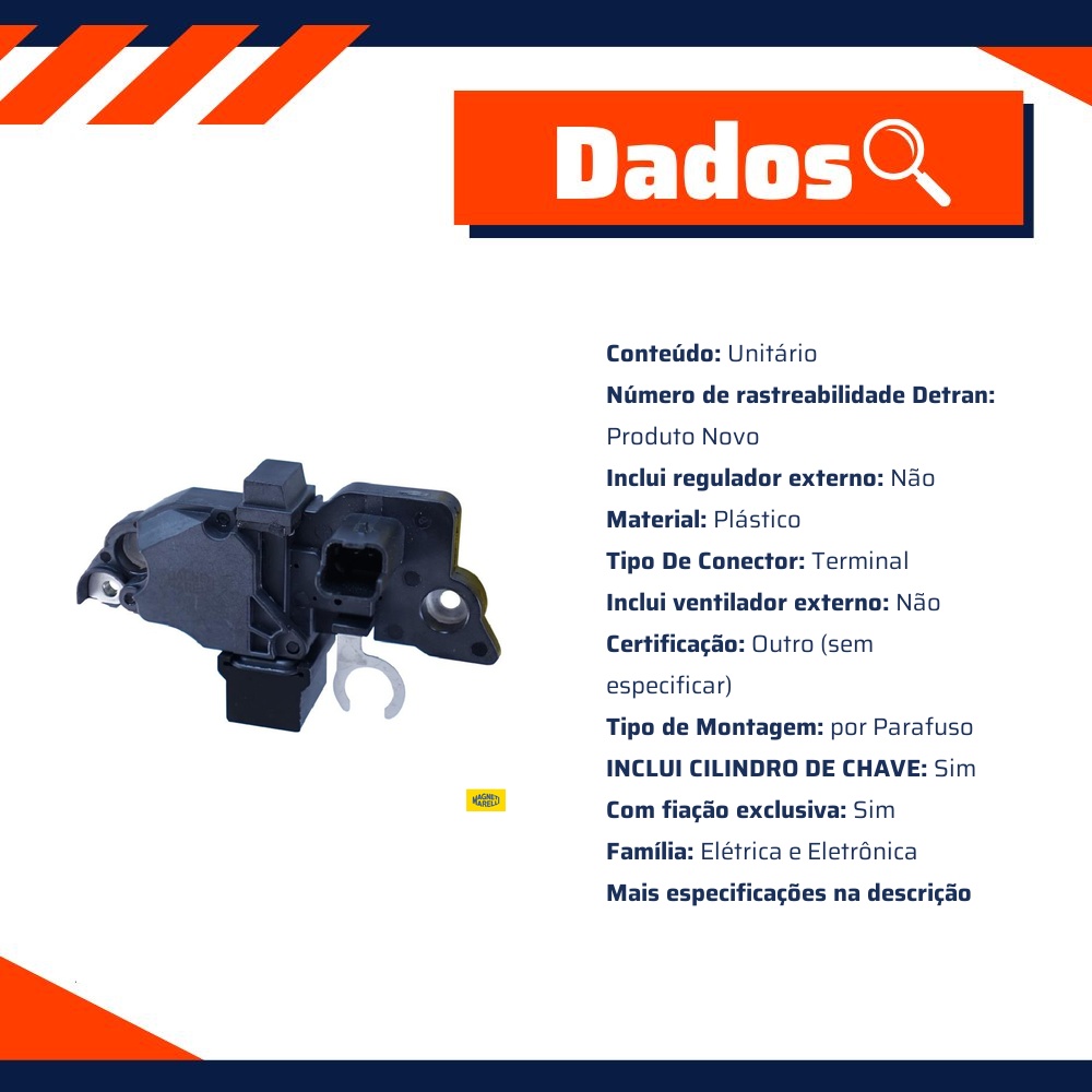 Regulador De Voltagem - Magneti Marelli - RV239