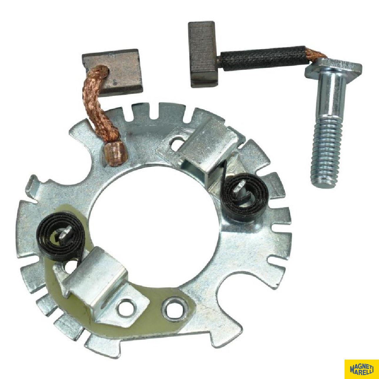 Suporte e Escova do Motor de Partida para Honda Biz 125 e Yamaha XV 250 VIRAGO - Magneti Marelli - SE90205090MM