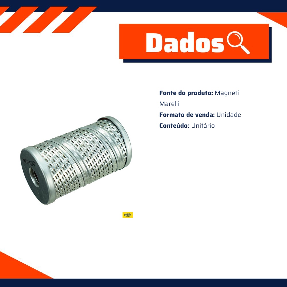 Filtro de Óleo Lubrificante - Magneti Marelli - FO346