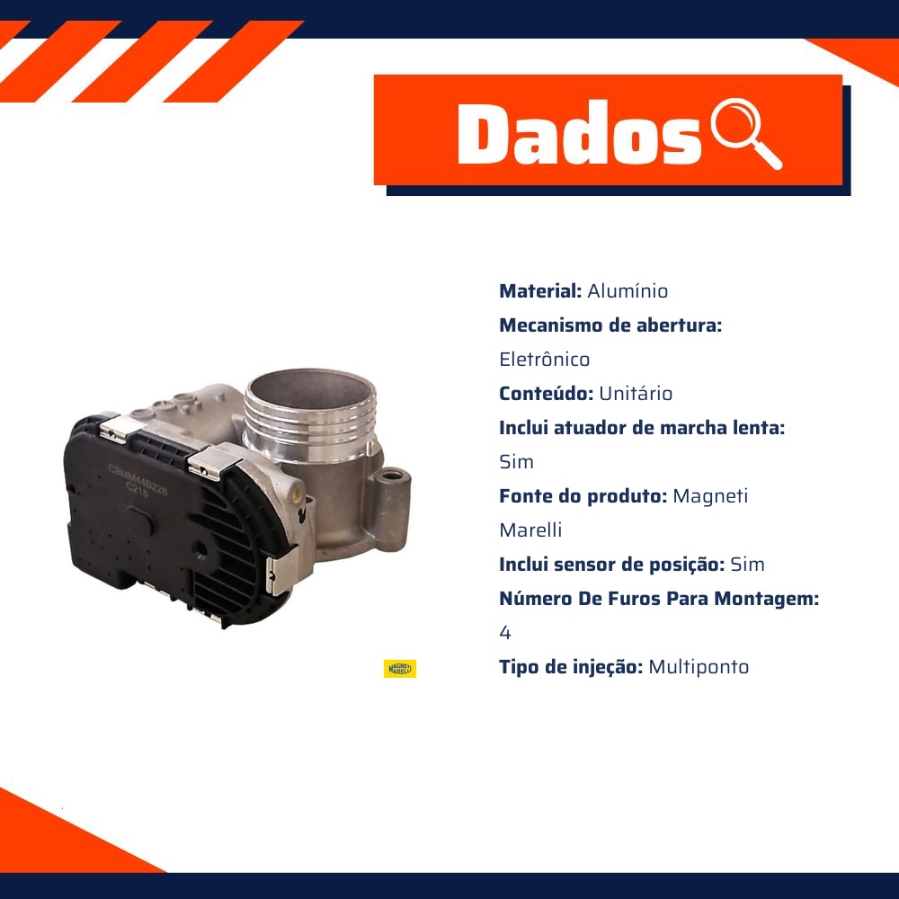 Corpo De Borboleta - Magneti Marelli - CBMM44B228