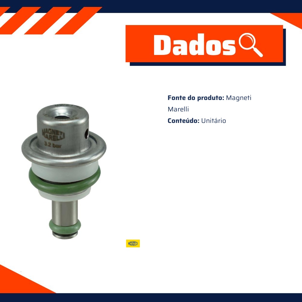 Regulador De Pressão - Magneti Marelli - RP185002RI