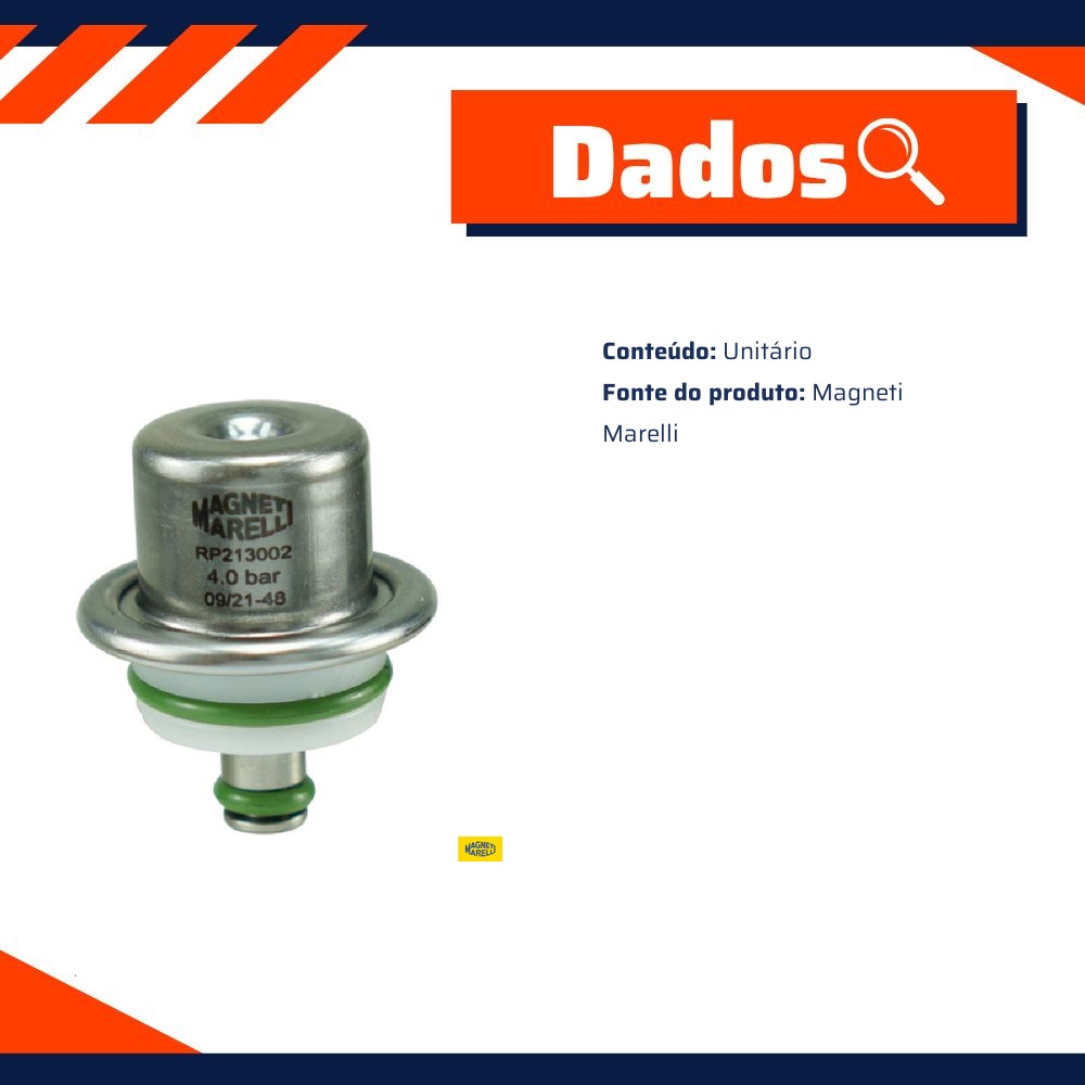 Regulador De Pressão - Magneti Marelli - RP213002RI