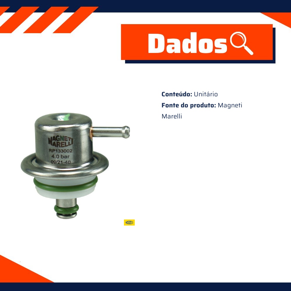 Regulador De Pressão - Magneti Marelli - RP133002RI