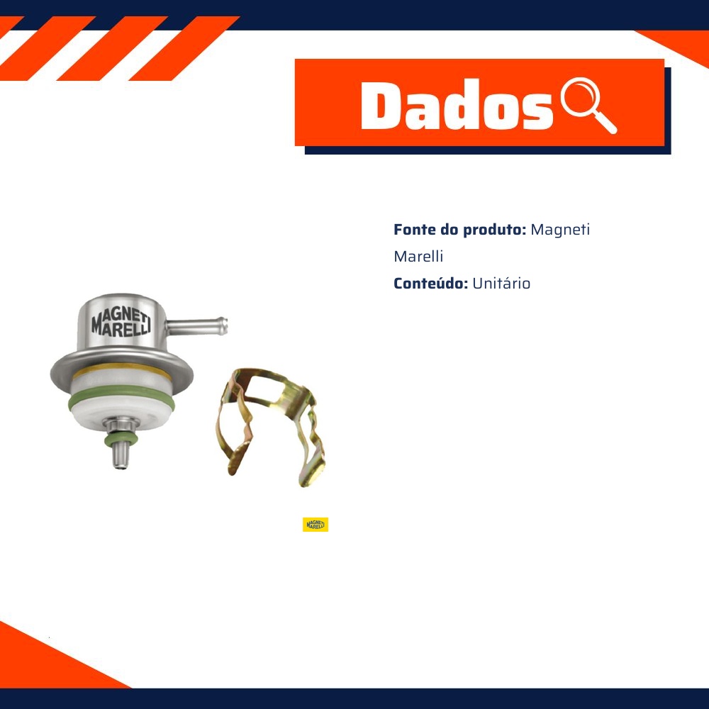 Regulador de Pressão para Chevrolet Blazer e S10 - Magneti Marelli - RP136002RI