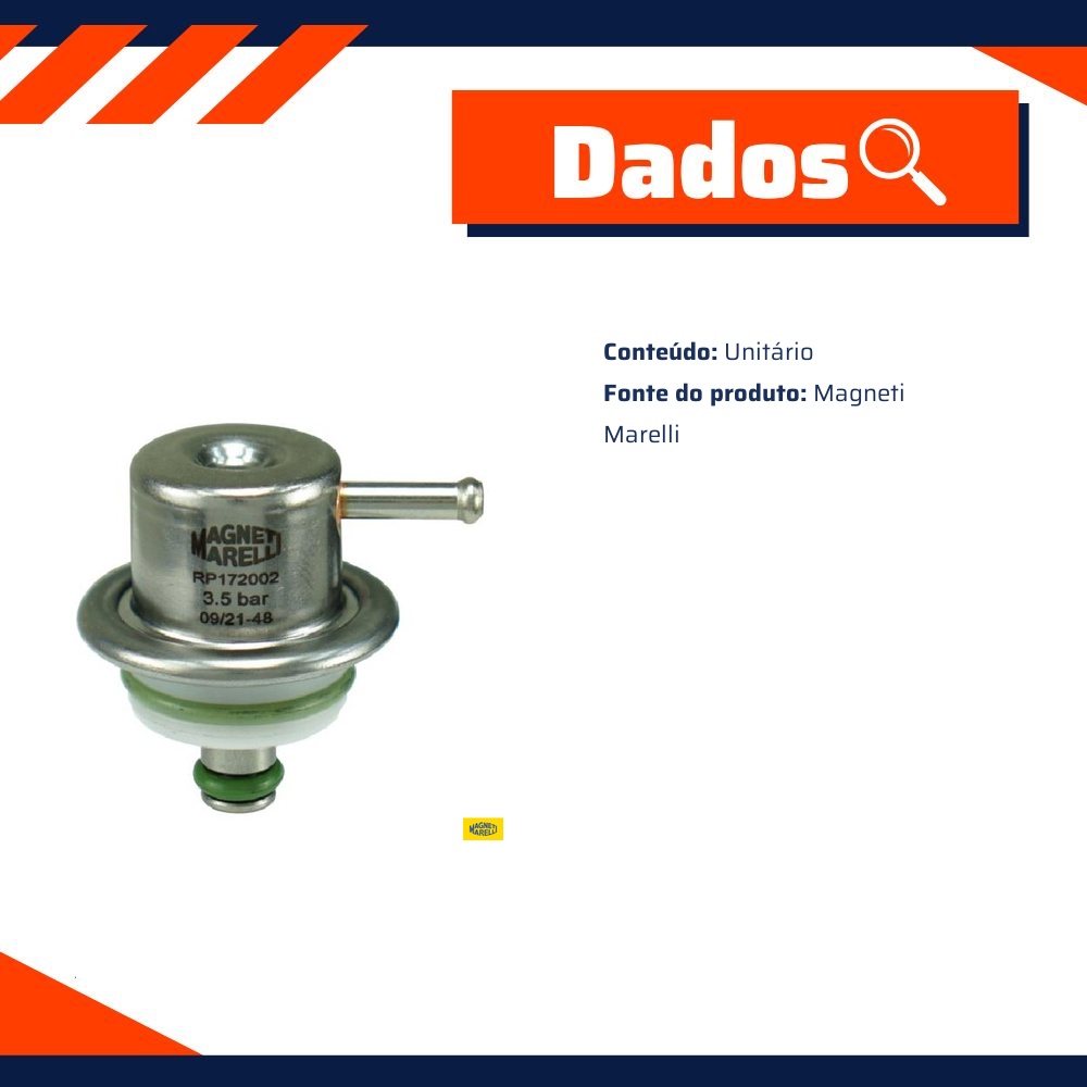 Regulador De Pressão - Magneti Marelli - RP172002RI