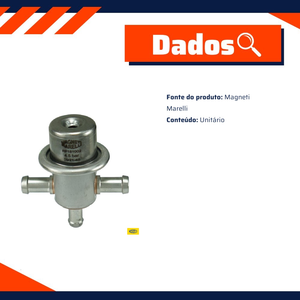 Regulador de Pressão para Ford Ranger - Magneti Marelli - RP181002RI