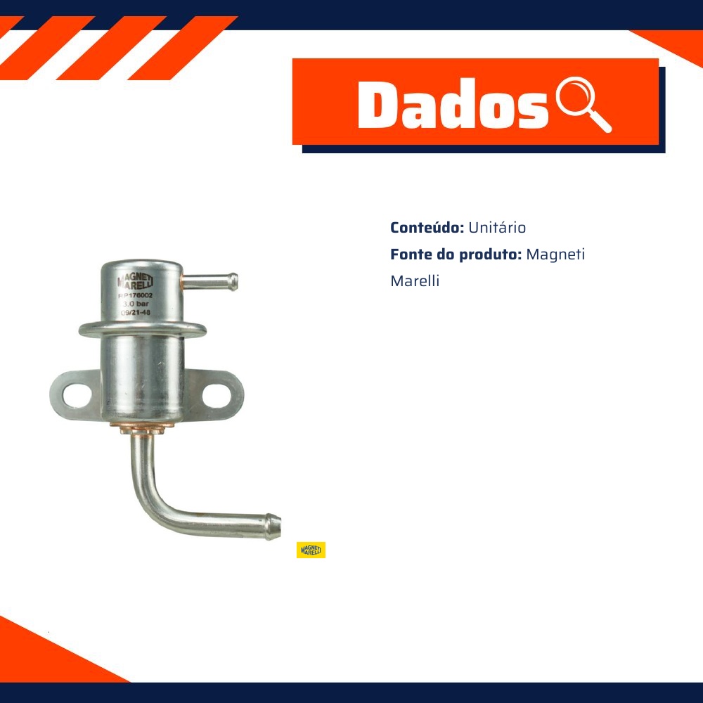 Regulador de Pressão para Suzuki Baleno - Magneti Marelli - RP176002RI