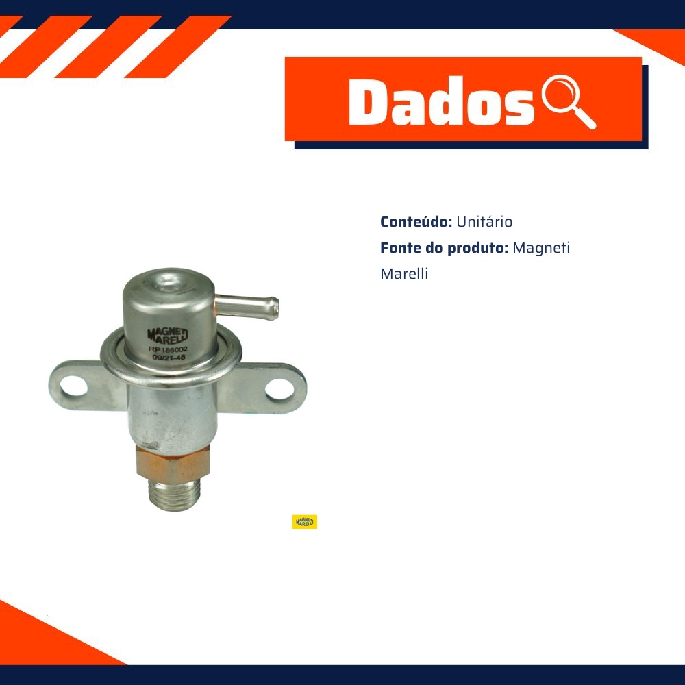 Regulador de Pressão para Ford Ranger - Magneti Marelli - RP186002RI